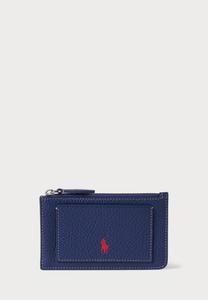 Кошелек Polo Ralph Lauren POLO PLAY LEATHER ZIP CARD CASE, Ink/Dark Blue