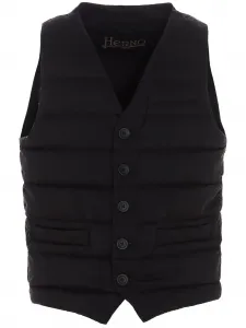Утепленный жилет Herno, черный
