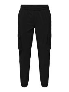 Брюки-карго Cam-Rel черного цвета Only&Sons