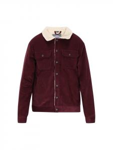 DreiMaster Мужская куртка бордового цвета
