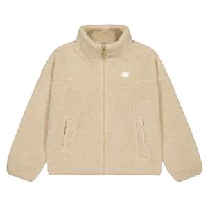 Бархатная куртка женская цвета хаки New Balance