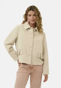 Короткое пальто crescie, легкая куртка Cream, Savannah Tan Melange