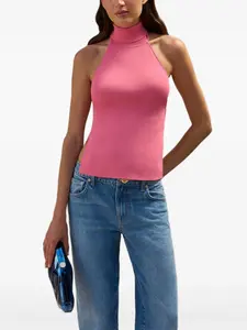 Вязаный топ Wake Cult Gaia, розовый