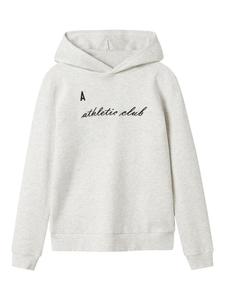 Толстовка с капюшоном name it, светло-серый меланж