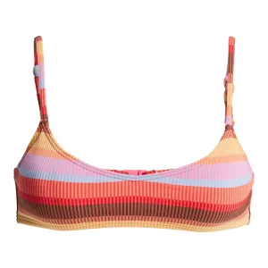Женский топ Sunset Stripe Bralette Roxy, розовый