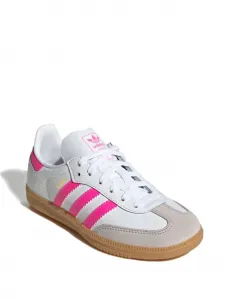 Кроссовки Samba в полоску Adidas Kids, белый