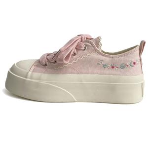 WENPU Низкие парусиновые туфли женские