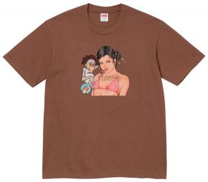 Футболка Supreme Angel Tee, коричневый