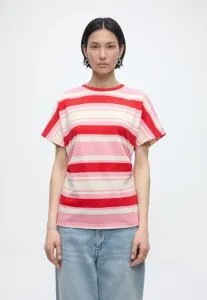 Футболка urbanmd в полоску Modström, Hibiscus Peach Stripe