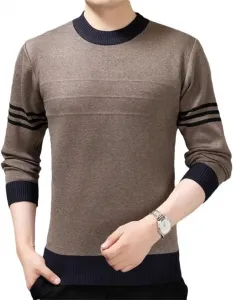 Мужской пуловер O Neck толстый зимний