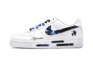 Мужские кроссовки для скейтбординга Nike Air Force 1, White/Blue