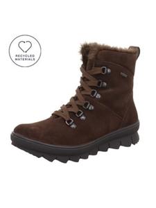 Коричневые ботинки на шнуровке Legero