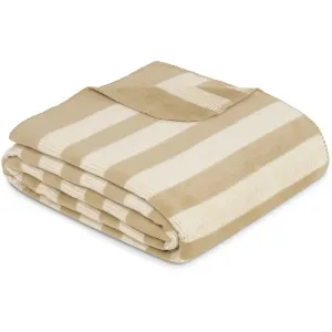 Покрывало Wohndecke s.Oliver в вечном полосатом дизайне Ibena, бежевый