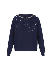 Faina Женская толстовка темно-синего цвета