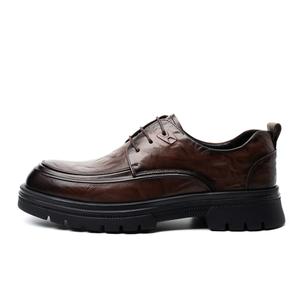FED Повседневные кожаные туфли мужские низкие черно-коричневые - коричневые, цвет Brown