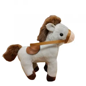 Супер милая плюшевая кукла пони Healing Pony Dolls высотой 12 см Mr. Toy, серый