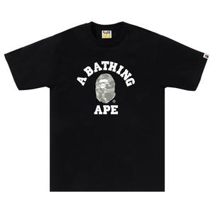 Футболка BAPE City Camo College Tee, черный