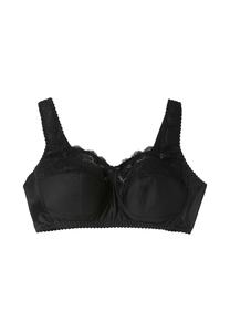 Бюстгальтер без косточек с мягкими чашками и кружевом sheego, цвет Schwarz  B