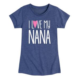 Футболка с рисунком «I Love My Nana» для девочек 7–16 лет Licensed Character