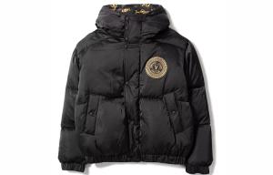 VERSACE JEANS COUTURE Пуховик мужской черный, Black