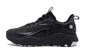 Кроссовки женские с низким верхом Qiaodan, цвет Black/light fog green