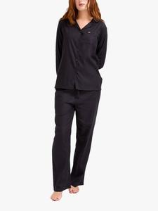 Традиционный пижамный комплект с пуговицами Pretty You London, Raven