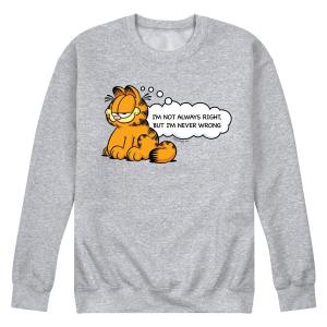 Мужская толстовка Garfield Never Wrong Licensed Character