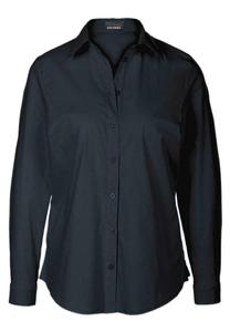 Блузка на пуговицах GOLDNER, темно-синий