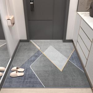 Dajiang Ковер 200х200 см для прихожей/гостиной, не скользящий, из утолщенного бельгийского велюра, на заказ