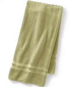 Хлопковая банное полотенце Essential, 12,00 x 8,50 x 6,00 Lands' End, Fresh Olive