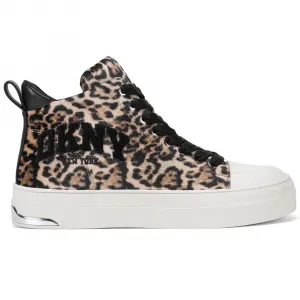 Кроссовки DKNY Yaser на шнуровке, коричневый