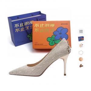 Тонкие Каблуки Женские Высокие Каблуки Золотые WOXXXN, Золотые 6 см [Подарочный Набор] + Подарок