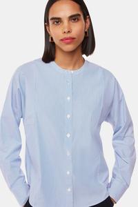 Полосатая рубашка с воротником стойкой Whistles, синий