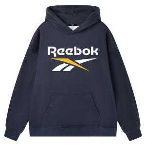 Толстовки Unisex Hooded Moderate Reebok, темно-синий[fleece-lined and thickened]