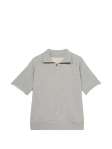 Поло York на молнии Fortela, серый