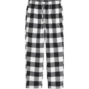 Пижамные штаны Men's Plaid Hollister, черный
