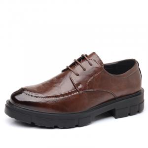 CKVUSAMG Мужские повседневные туфли мужские низкие черно-коричневые коричневые, цвет Brown