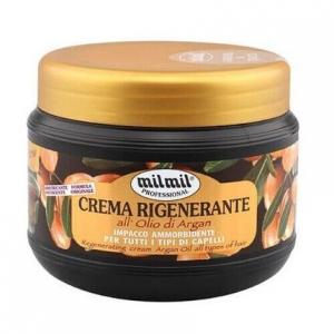 Восстанавливающий крем-маска для волос с аргановым маслом 500 мл, Milmil