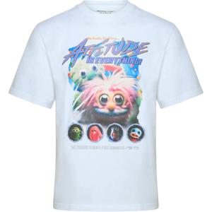 Футболка из хлопка с принтом Martine Rose, белый