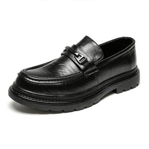 ZUWUDONG Лоферы 3 см мужские черные