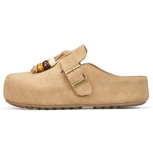 Нескользящие быстросохнущие сандалии с закрытым носком для женщин Joy&Mario, Apricot