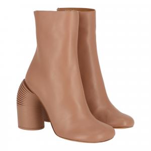 Off White Женские бежевые ботинки Off-White