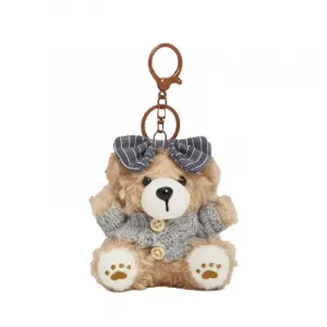 Очаровательный плюшевый мишка с печеньем брелок для сумки украшение коллекционная игрушка кукла плюшевая кукла высота 12см YUEMILE, желтый коричневый Sweater Style-золотой Keychain