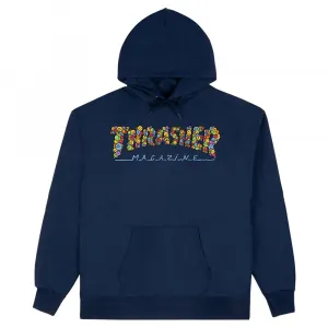Худи Thrasher Smile by spanky, синий