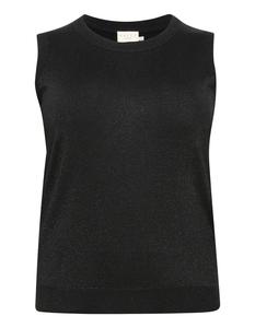 Вязаный топ KAFFE CURVE KC Regitta, черный