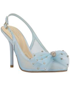 Женские туфли-лодочки Lavilra с бантом и сетчатым ремешком на пятке Jessica Simpson, Light Blue Mesh