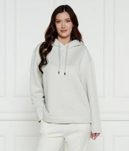 Толстовка Max&Co. Relaxed Fit с цветком, серебряный