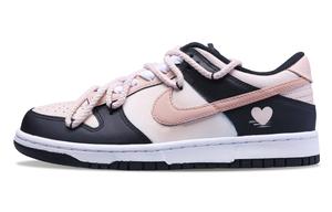 Детские скейтерские кроссовки Dunk Grade School Nike, черный/розовый