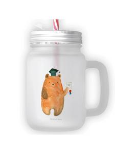 Стакан для питья Mason Jar, тест на прочность, без слов, прозрачный Mr. & Mrs. Panda