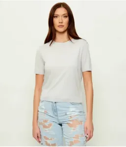 Футболка slim fit Patrizia Pepe, серый